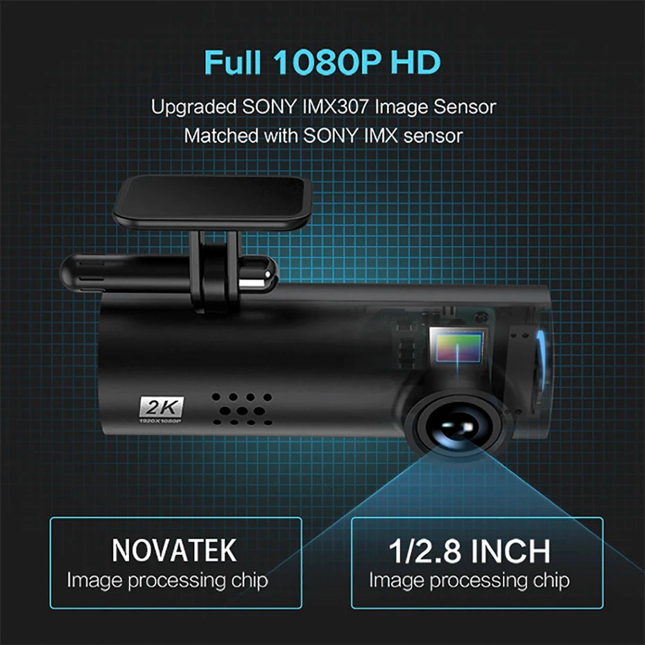 New Hidden Dash Cam WIFI FULL HD 1080P Mini Car Camera DVR G-Sensor Driving Recorder Night Version App Dashcam PK Xiaomi 70Mai