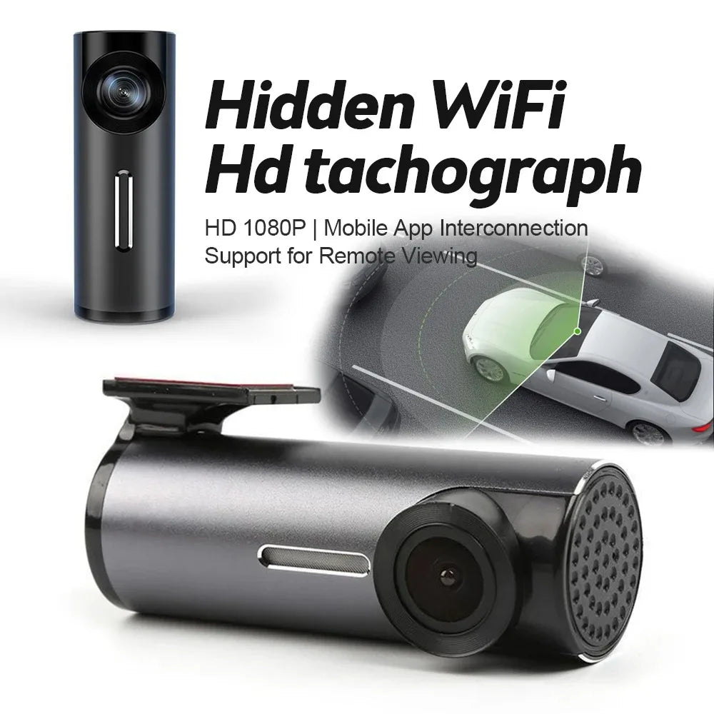 USB Wifi 1080P Dash Cam for Car DVR Black Box 1080P 360 Degree Dash Cam APP Control Video Dashcam Car Camera Driving Recorder