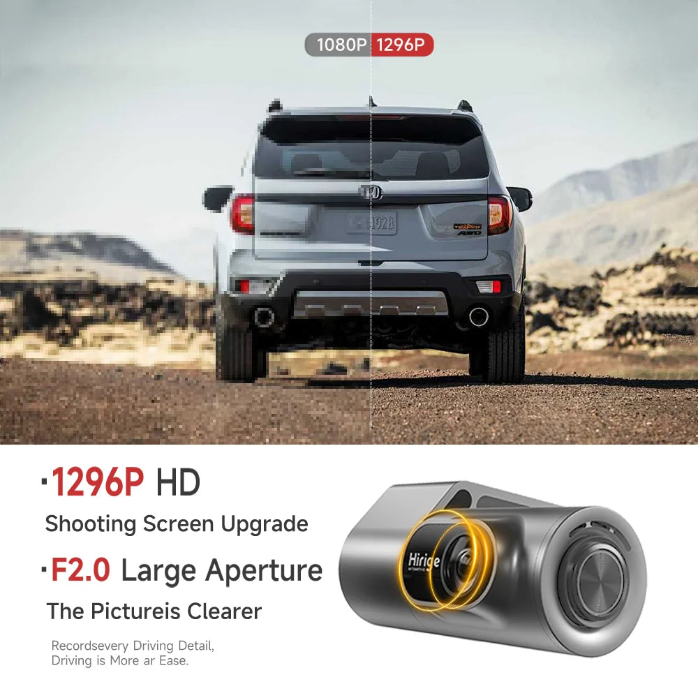 Dahua Ultra HD Dash Cam with Wi-Fi for Uber Drivers 2025 New Release Night Vision Car Recorder GPS Dash Cam with Parking Monitor