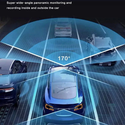 Wifi 3 Channel Car DVR HD 1080P 3-Lens inside Vehicle Dash Camthree Way Camera Dvrs Recorder Video Registrator Dashcam Camcorder