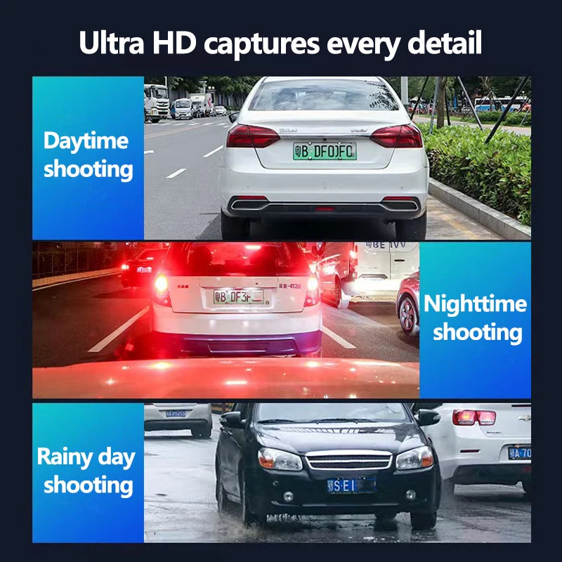 Dash Cam Auto 4K Wifi Front Camera Mini Car DVR Video Recorders Night Vision 24H Parking Monitor Surveillance Recording Camera