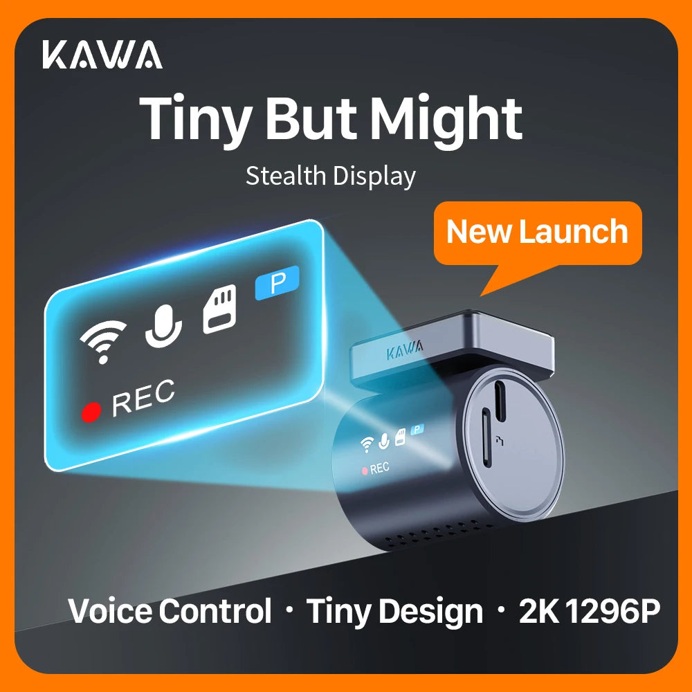 2K  MINI 3 Pro Cameras for Car DVR Tiny Dash Cam 24 Parking Auto Video Recorder Wifi APP Voice Control Car Dashcam