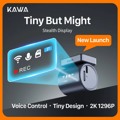 2K  MINI 3 Pro Cameras for Car DVR Tiny Dash Cam 24 Parking Auto Video Recorder Wifi APP Voice Control Car Dashcam