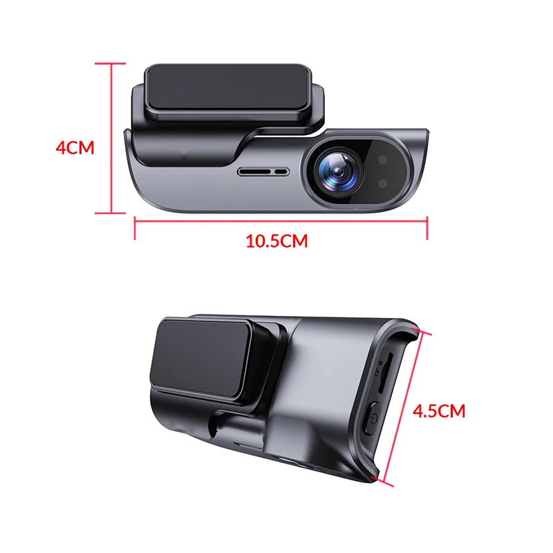 4K Car Dash Camera UHD Recording Car DVR Night Vision Video Recorder Dashcam with GPS Wi-Fi Support 24H Parking Monitoring