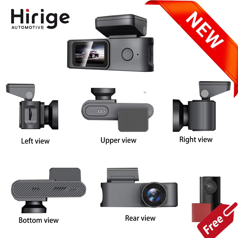 Dash Cam  H5Pro Dual Front and Rear 4K+1080P Ultra HD Resolution Dash Camera Night Vision G-Sensor Loop Recording Camera