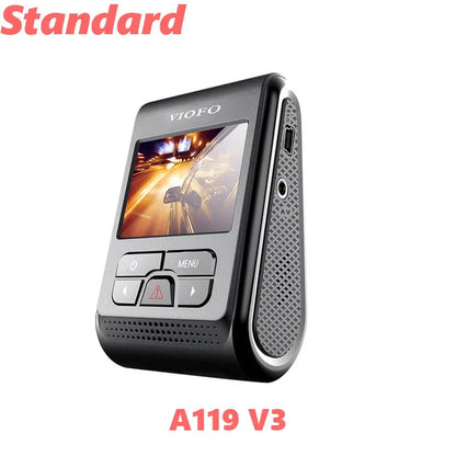 A119 V3 2K Car DVR Super Night Vision Quad HD Dash Cameras Parking Mode G-Sensor Rota Lens 2560 * 1600P Optional GPS CPL