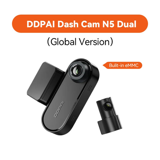 4K Dash Cam N5 Dual Front and Rear 4K UHD Resolution Dash Camera Car DVR Nightvis ADAS GPS Auto Record