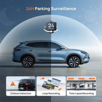 Dash Cam M310 1296P Resolution 130°FOV Smart Voice Control Support 24H Parking Guard Night Vision  M310 Car DVR