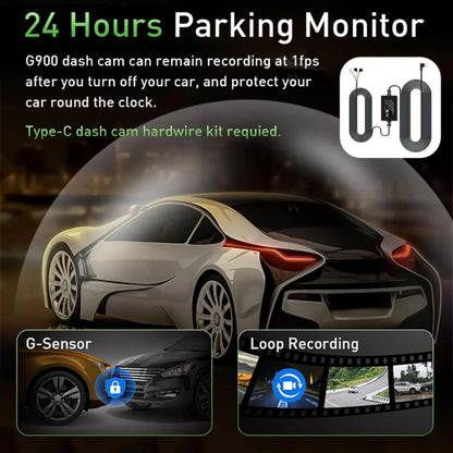 4K Wifi Dual Dash Cam Real 4K Optional Rear/ Cabin Cam Installation 3"IPS Nightvision 24H Parking Mode Dashboard Camera Recorder