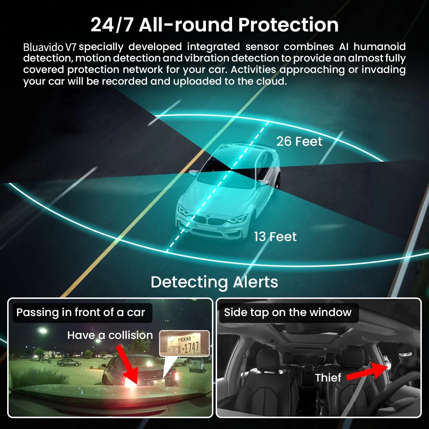 4G Dual Dash Cam Front and inside 1296P+1080P GPS Tracker Remote Live Streaming Parking Monitor Night Vision Wifi App Control