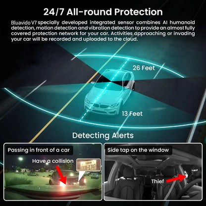 4G Dual Dash Cam Front and inside 1296P+1080P GPS Tracker Remote Live Streaming Parking Monitor Night Vision Wifi App Control