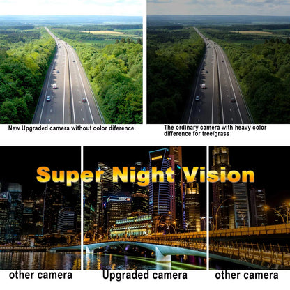 Wireless Backup Dash Cam Wifi Reversing Camera Work with Phone Magnetic Rear View Parking Camera for Cars Trailers Trucks Rvs