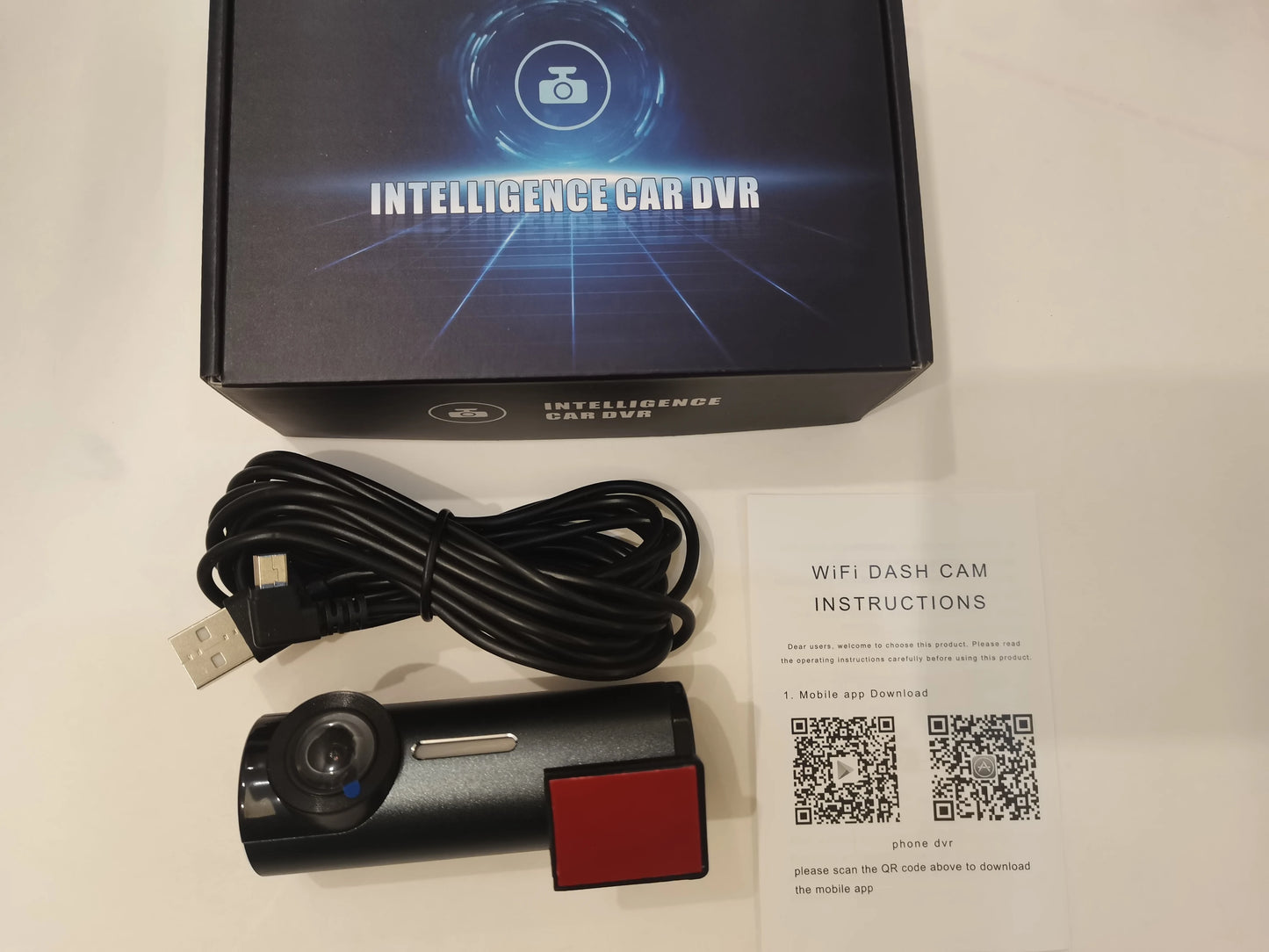 USB Wifi 1080P Dash Cam for Car DVR Black Box 1080P 360 Degree Dash Cam APP Control Video Dashcam Car Camera Driving Recorder