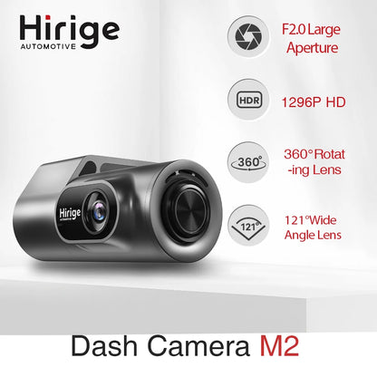 Duahua Dash Cam M2 1296P Resolution121° FOV Smart Support 24H Parking Guard Night Vision Car Accessories WIFI  Car DVR