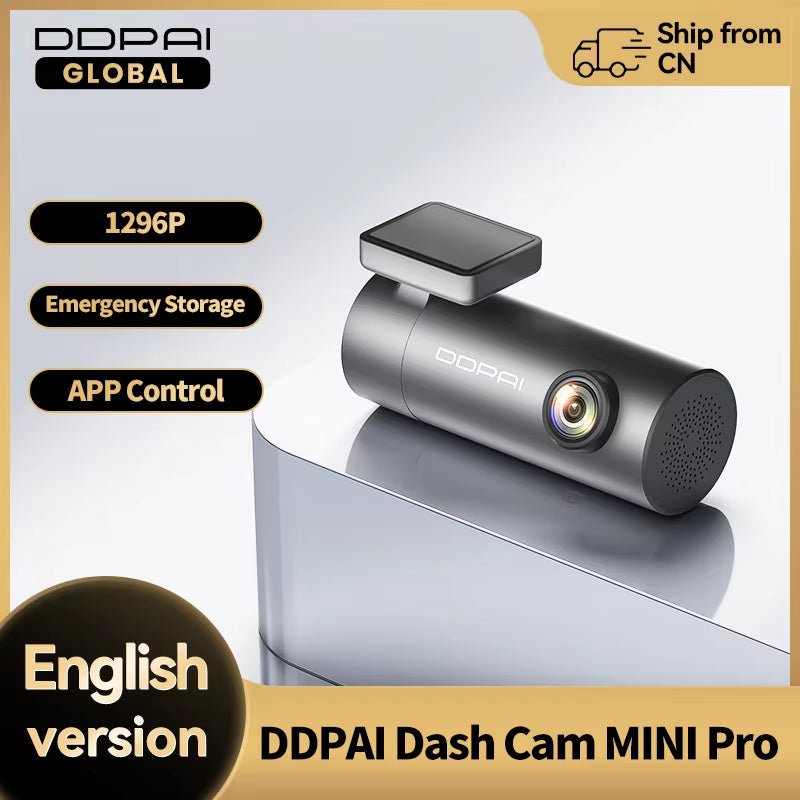 Wifi Car DVR Mini Pro HD Night Vision 1296P Dash Cam Recorder