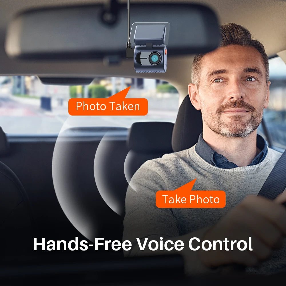 2K  MINI 3 Pro Cameras for Car DVR Tiny Dash Cam 24 Parking Auto Video Recorder Wifi APP Voice Control Car Dashcam