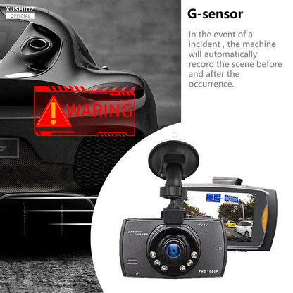 1080P Dash Camera Car Camera Night Vision Vehicle Video Recorder Dashcam DVR Loop Recording Q02 High Cost- Effective