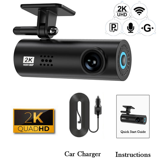 Dash Cam Auto 4K Wifi Front Camera Mini Car DVR Video Recorders Night Vision 24H Parking Monitor Surveillance Recording Camera