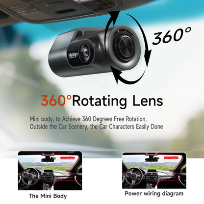Dahua Ultra HD Dash Cam with Wi-Fi for Uber Drivers 2025 New Release Night Vision Car Recorder GPS Dash Cam with Parking Monitor