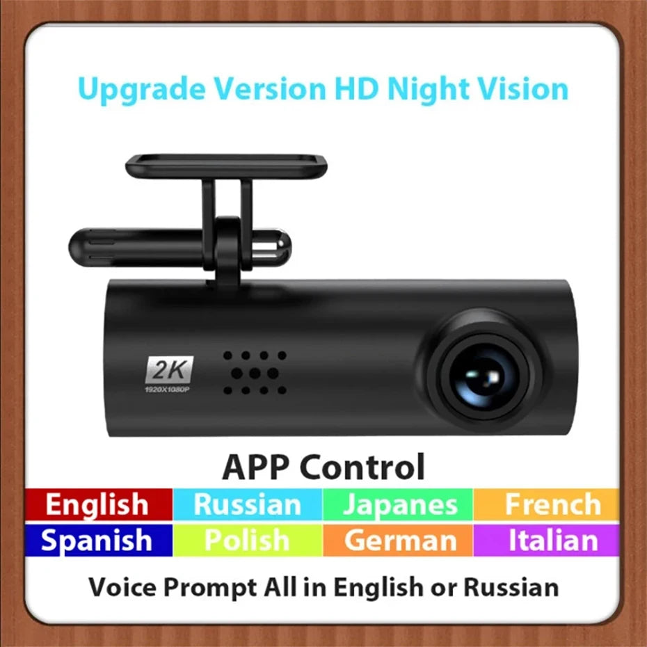 New Hidden Dash Cam WIFI FULL HD 1080P Mini Car Camera DVR G-Sensor Driving Recorder Night Version App Dashcam PK Xiaomi 70Mai